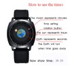 MINILUJIA 50M Waterproof World Map Watches for Men Classic Earth