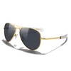 MERRY'S Classic Aviator Military Polarized Sunglasses for Men or Women