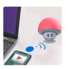 Unbranded Portable Mini Wireless Mushroom Bluetooth Speakers with Built-in Mic