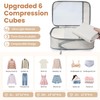 Prezon 8 Set/6 Set/4 Set Compression Packing Cubes for Travel,