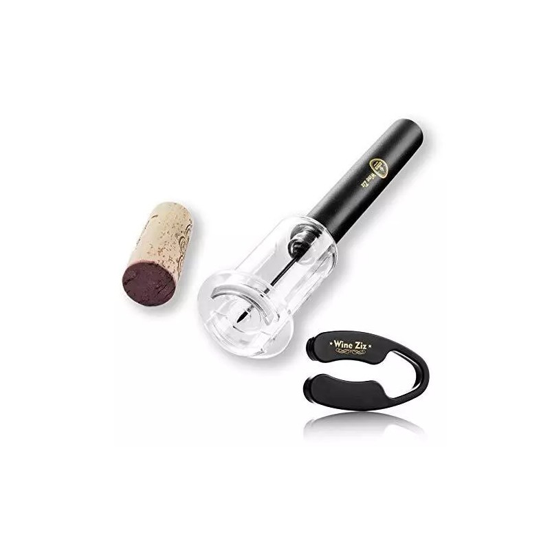 Wine Ziz Wine Pump Pressure Opener w Foil Cutter Gift