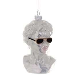 Cody Foster & Co David Blowing Bubble Blown Glass Hanging Ornament GO-9881