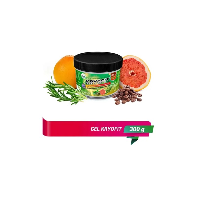 Gel Kryofit Reductor Abdomen Reafirmante Para Panza Cintura Mentolada