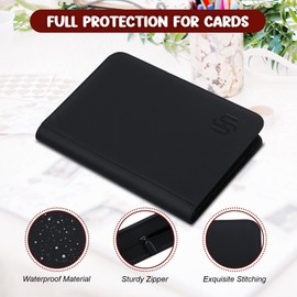 Graded Card Binder 4-Pocket, HYMENEX PSA Card Binder Slab Binders Holds 40 PSA Slabs for Graded Cards Collection