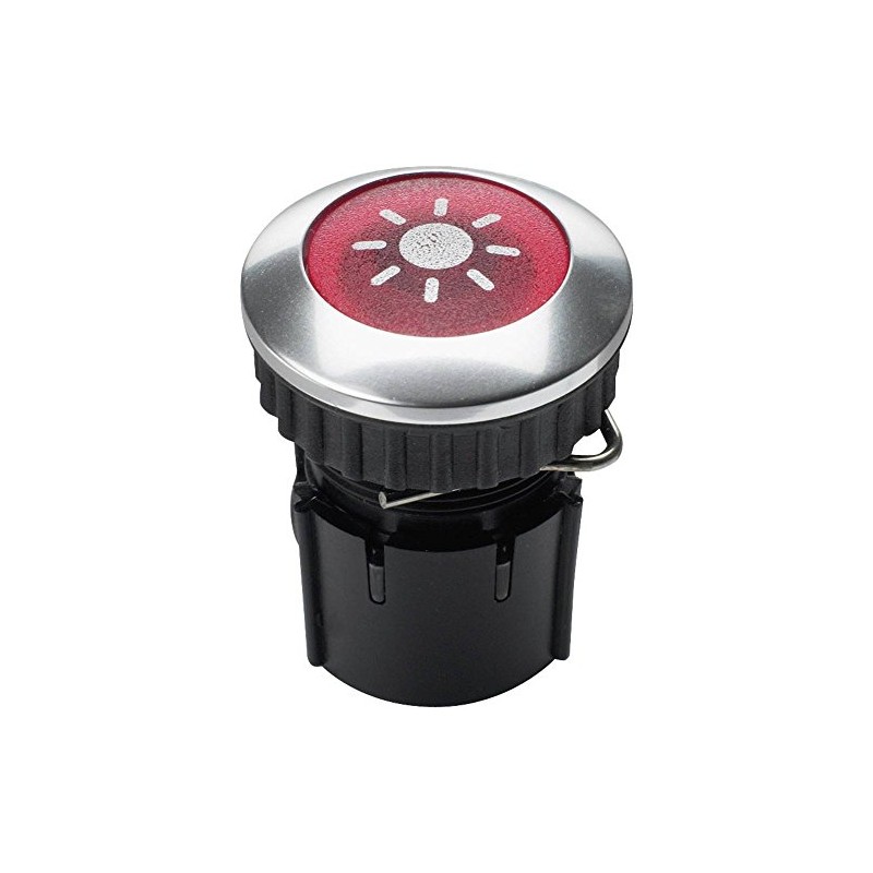 Grothe Bell Push Illuminated Round Button Sleeve Aluminium EV1 protact