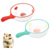 Hamster Bait Dish for Small Animals, Set of 2, Ceramic