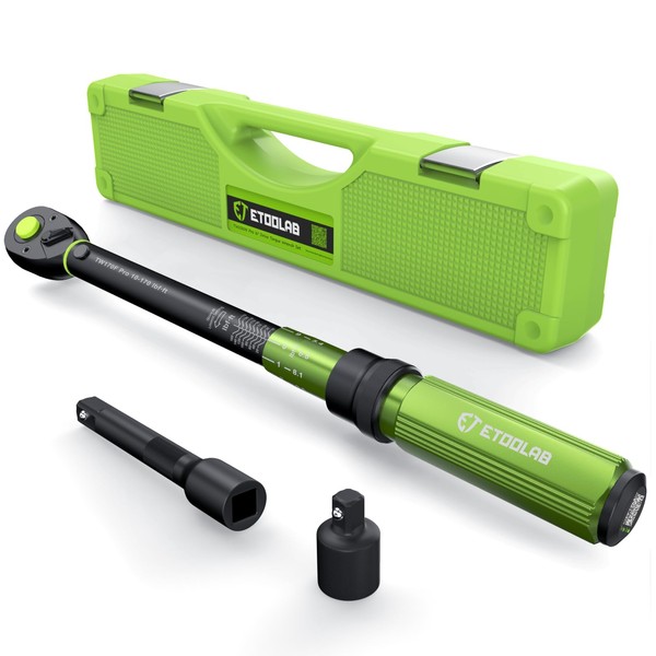 1/2 Drive Click Torque Wrench Dual-Range【10-170.0ft.lb/10-227Nm】±3% Precision Torque Wrench 1/2