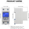 Electric LCD Single Phase Energy Meter, DDM15SD Small 35mm Din