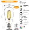 winsaLED 40 Watt Light Bulbs, E26 Bulb, 4000K Cool White