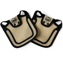 DOWN UNDER OUTDOORS 2 Pack Small Chicken Saddles for Bantams and Young Birds, Includes Shoulder Covers (Sand Mesh)…