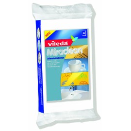 Vileda Miraclean Schmutzradierer - optimal zum Lösen von Schmutz auf harten Oberflächen - 4er Pack