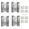 AnvFlik 4pcs 3in Double Action Spring Hinges, Self Closing Door