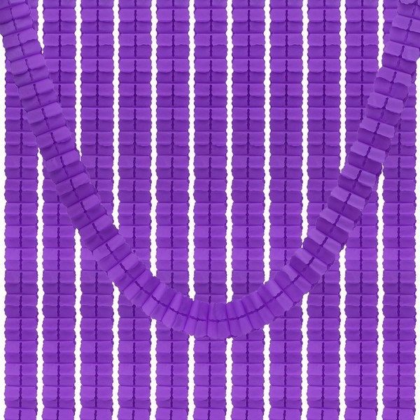 PATIKIL 9.8ft Four-Leaf Garland, 12 Pack Tissue Paper Hanging Flower