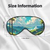 Anime Sky Print Sleep Eye Mask - Adjustable Design,Suitable for