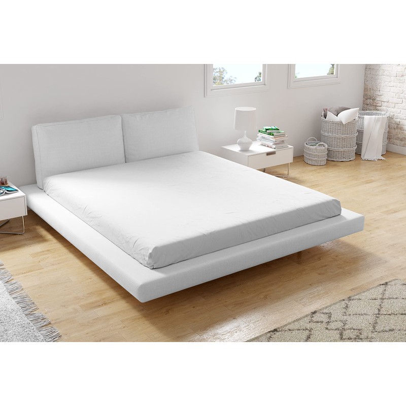 LivinEase Poly Cotton Double Fitted Sheet -26cm/10inch Deep Fitted Sheets
