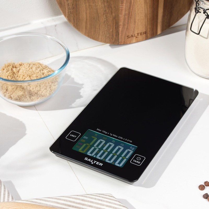 Salter High-Capacity Kitchen Scale – 10kg Capacity, Large Digital Display,