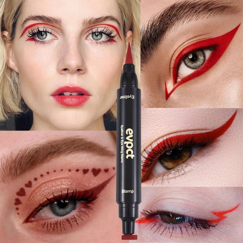 Universo en Linea Delineador Doble Sello De Gato Indeleble Waterproof