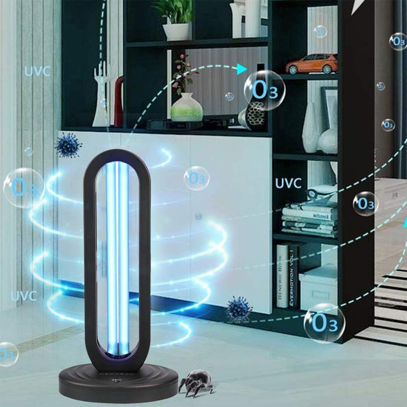 UV Light disinfection Lamp with Ozone for Odor Room Air