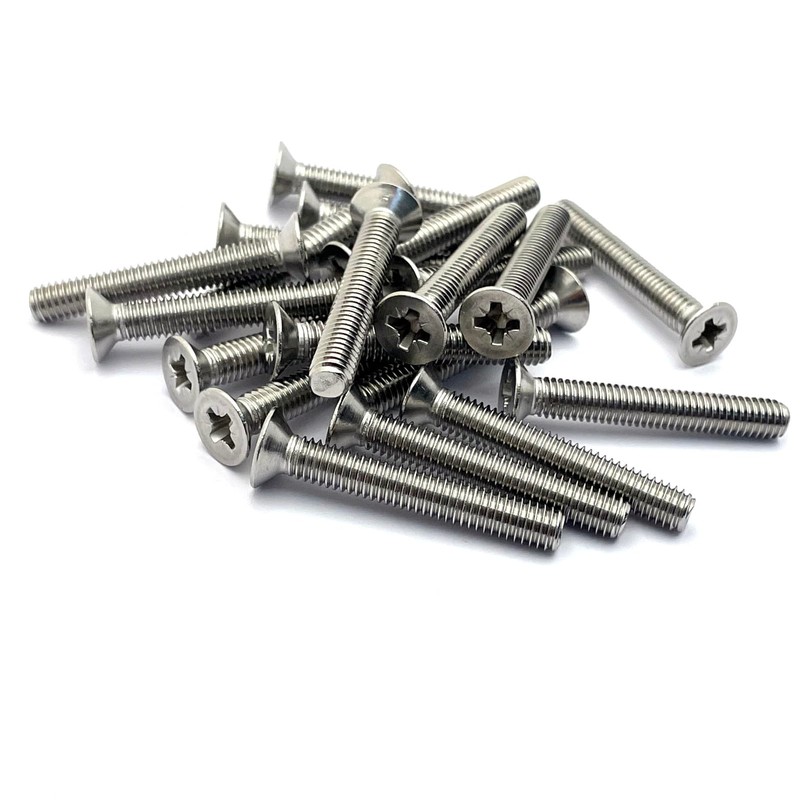 M6 x 40mm Countersunk Machine Screw DIN965 - A4 (316)