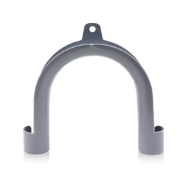 NIIIYTYB PVC Washing Machine Drain Hose Holder Hook U-Shaped Drain Clamp Fits 1-1/4" Pipe Secure Holder for Laundry Room Organization