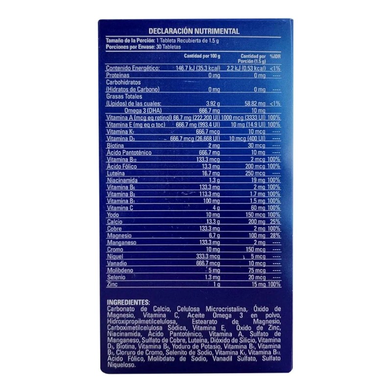 Complement Balance Pro Silver Tabletas Pack 3pz Sabor