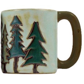Mara Stoneware Mug - Pine Trees - 16 oz
