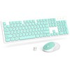 Wireless Keyboard and Mouse, Trueque Silent 2.4GHz Cordless Full Size