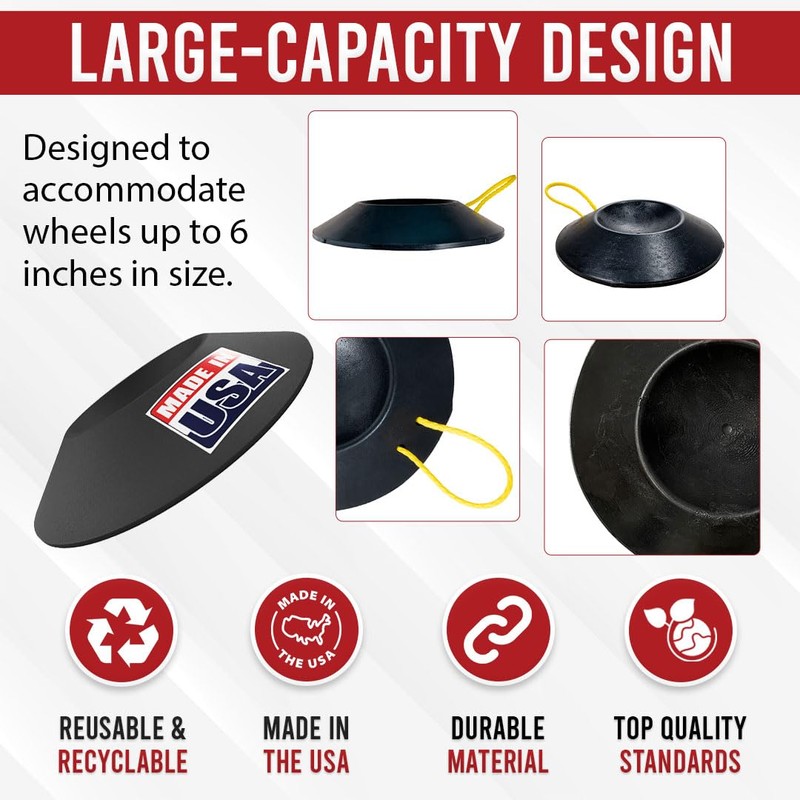 USA Made Improved Unbreakable Wheel Dock with Rope Handle –
