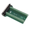 DB37 Breakout Connector Terminal Board Straight PCB Insulated Anti Interference