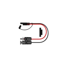 Arc Series Solar Adaptor | SAE to MC4 Cable with Reverse Polarity Adaptor | 12in / 10AWG, Black and Red