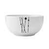 Studio Nova Linear Symphony 12 Piece Dinnerware Plate Bowl Set,