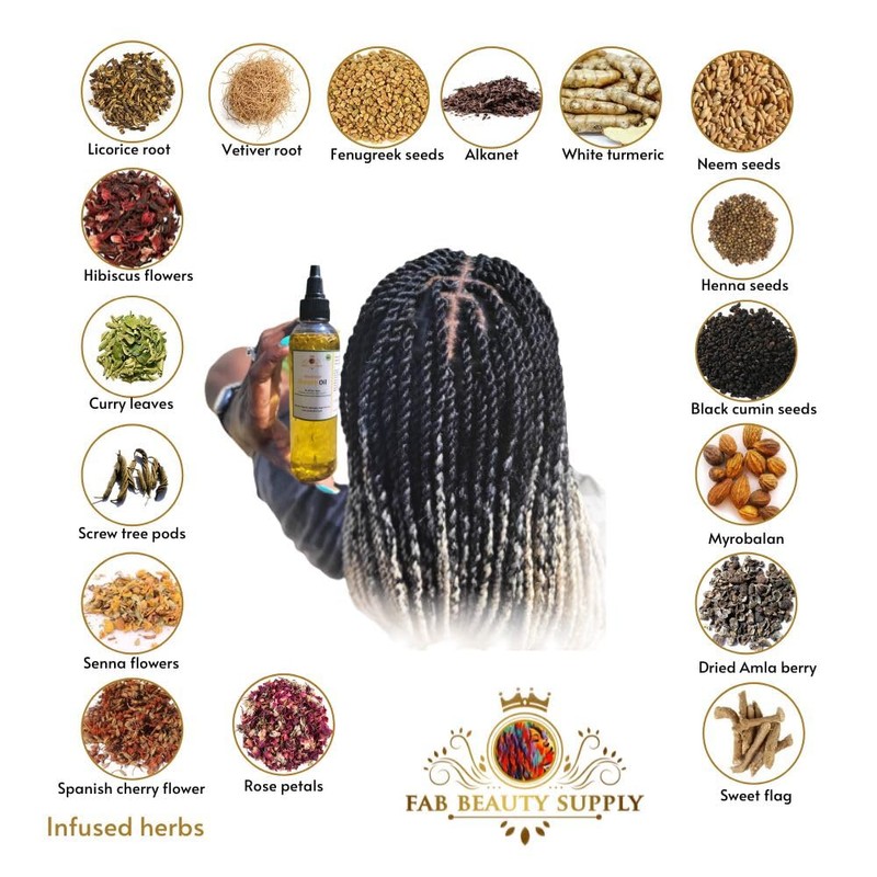 Fab Beauty Supply Extra Strength Hair Oil - Thinning Hair,