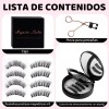 Pestañas Postizas Magnéticas Kit Con Clip 4 Pares