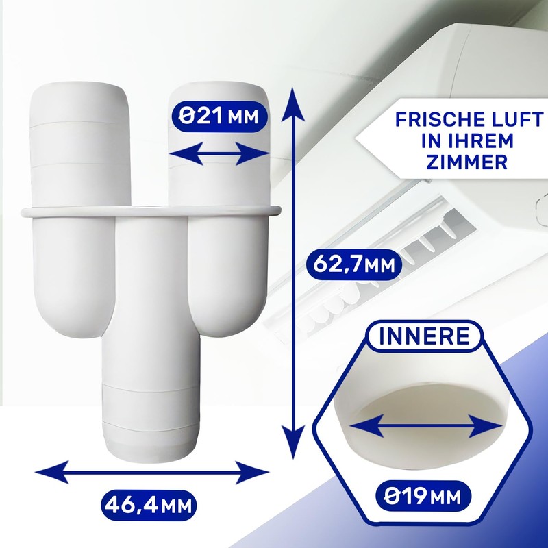 Connection of the condensate line of air conditioning with 3