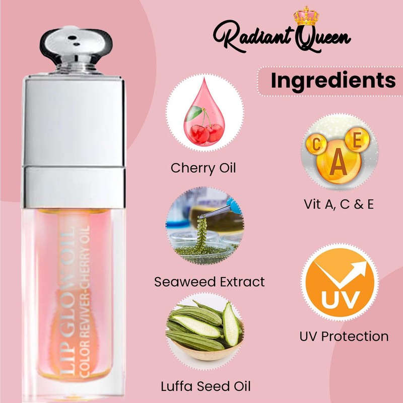 Radiant Queen Lip GlowOil - Watermelon I Maximizing, Moisturizing and