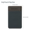 Sinjimoru Smartphone Back Card Holder, Sinji Pouch Flap