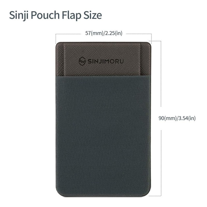 Sinjimoru Smartphone Back Card Holder, Sinji Pouch Flap