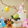 ELCOHO 18 Pack Easter Plush Bunnies Stuffed Bunny Plush Toys