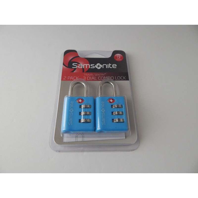 Samsonite New Samsonite Travel Sentry 2 Pack 3 Dial Combination