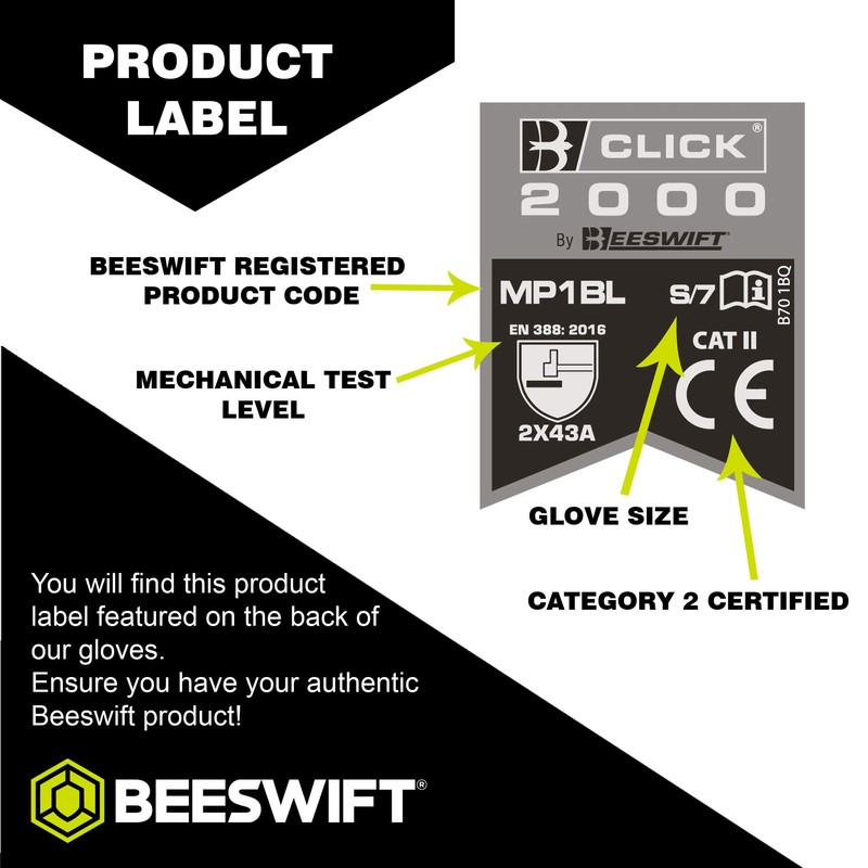 Beeswift MULTI-PURPOSE GLOVES BLACK S