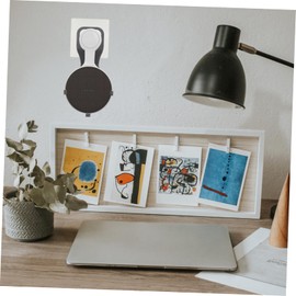 DOITOOL 1 Pc Wall Mounted Speaker Holder for Non Punch Bracket Sleek Design for Living Room Bedroom Smart Speaker Accessories Aesthetic Functional Storage
