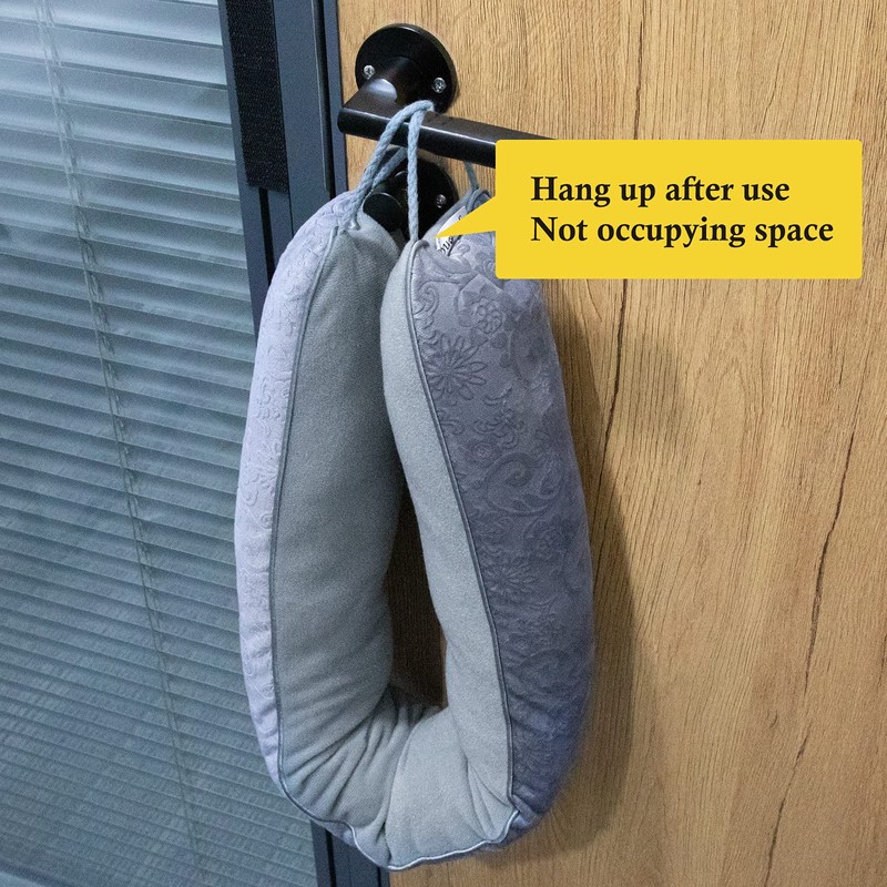fowong Door Draft Stopper 38 Inch Weighted Under Door Draft
