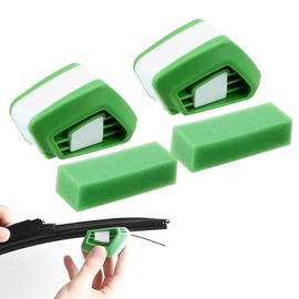 XOXVURI 2 Stück Windscreen Wipers Cutter Sharpener 2 Sponges Cleaning Cloths Car Windscreen Wiper Scheibenwischer Restaurator Car Wiper Recutter Wiper Blade Repair For Car Suv