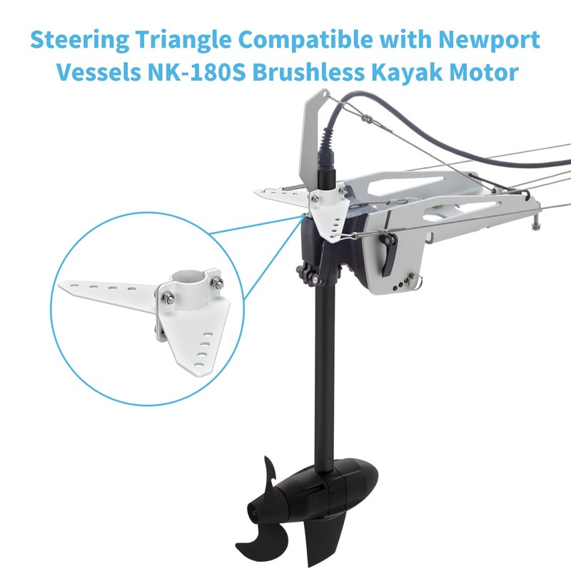 Haoguo Steering Triangle Compatible with Newport NK-180S Brushless Kayak Motor,