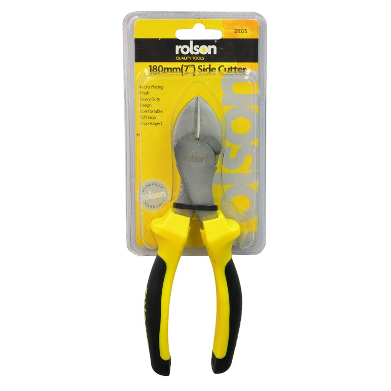 Rolson 21025 Side Cutting Pliers, 180 mm