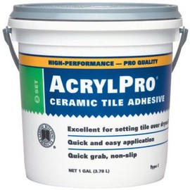 Custom Building Products Comp. 4000 Acrylic Ceramic Tile Mastic, 1-Gallon. 3 Packets