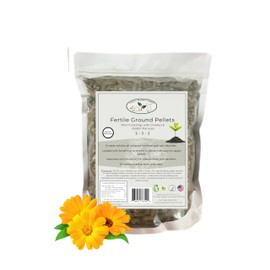 Fertile Ground Pellets, Soil Rebuilder and Organic Fertilizer. Rabbit Manure with Worm Castings and Chicken Manure - 3-3-3 NPK. 1.5 lb Bag of Easy-to-Apply, Low Odor Pellets.
