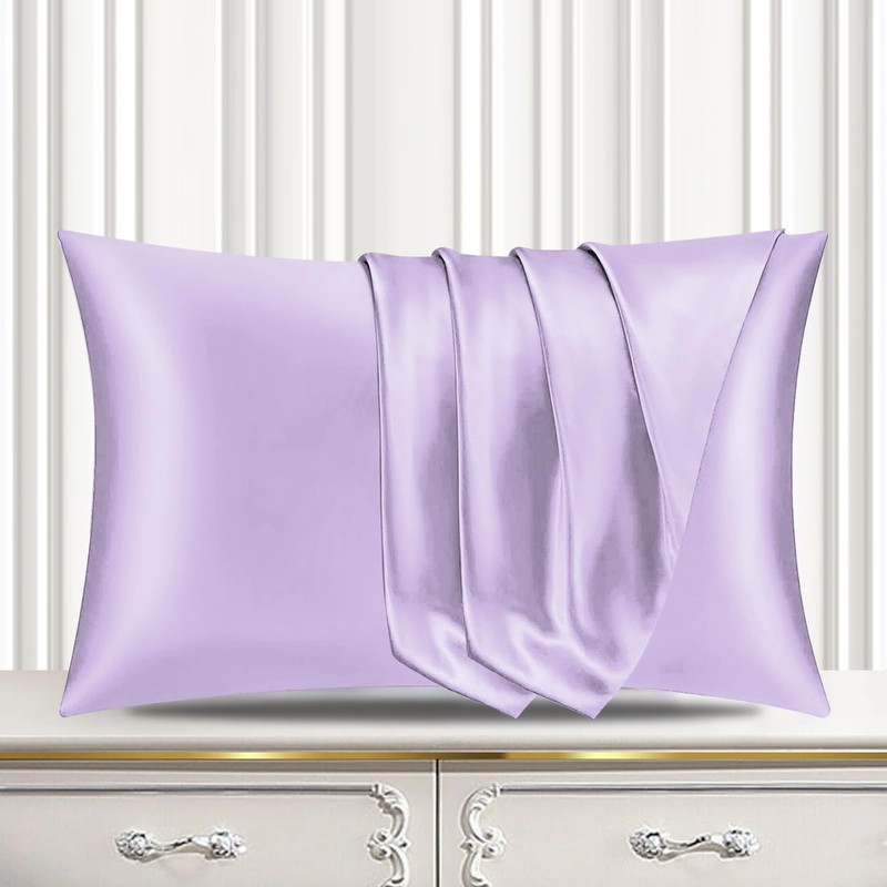 Pamposh Satin Silk Pillowcases For Hair And Skin 2 Pack