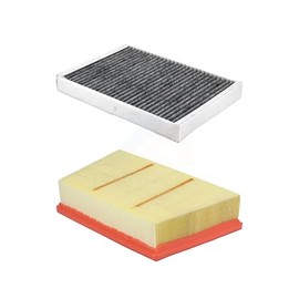 PUR 1x Air + 1x Cabin Filter (2 Total) Kit Replacement For Land Rover Discovery Sport Range Evoque Jaguar E-Pace 2.0L KFL-103127