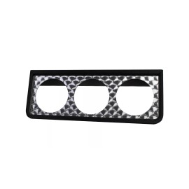 FPM Metals Universal Carbon Fiber and Aluminum Engine Turned 3 Hole 2-1/16" Undermount